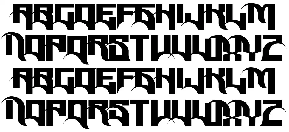 Reposedfont specimens