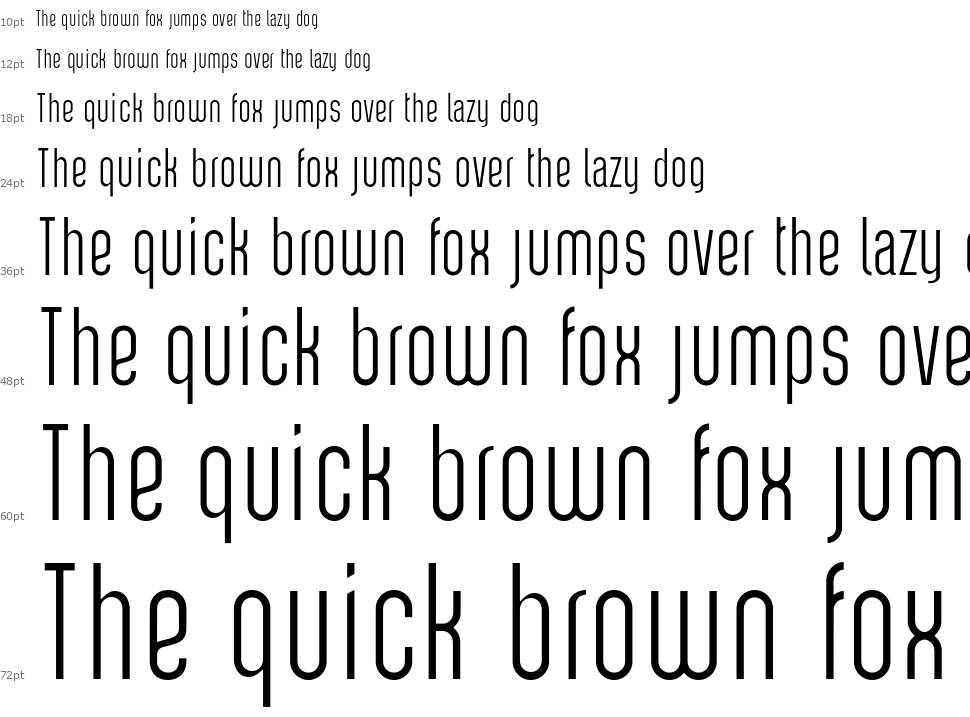 Reproduction font Waterfall