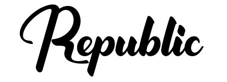 Republic 字形
