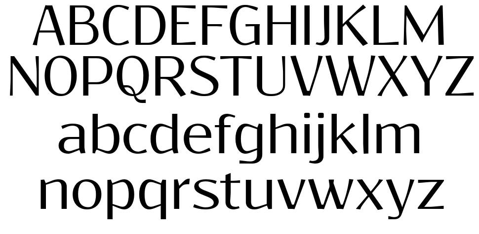 Resagokr font specimens