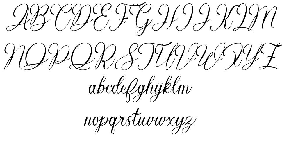 Resillia font specimens