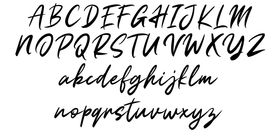 Resitta font specimens