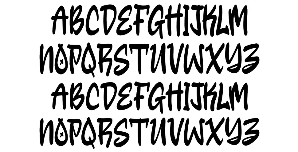 Restownfont specimens