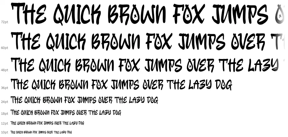 Restownfont waterfall