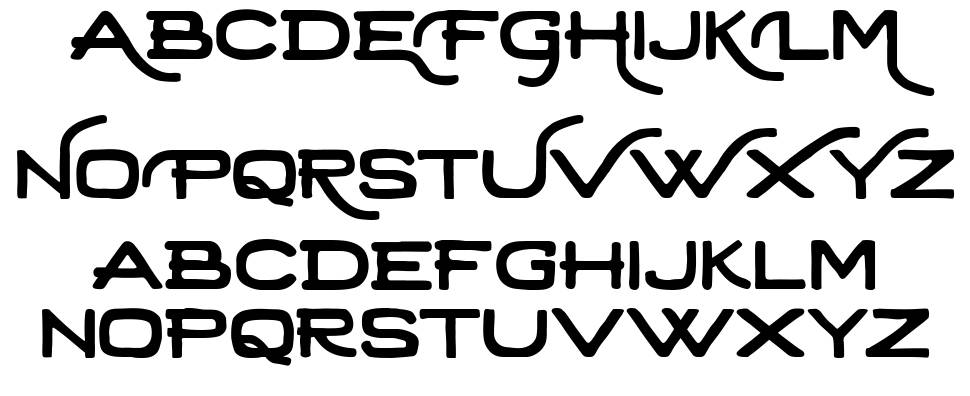 Retrica font specimens