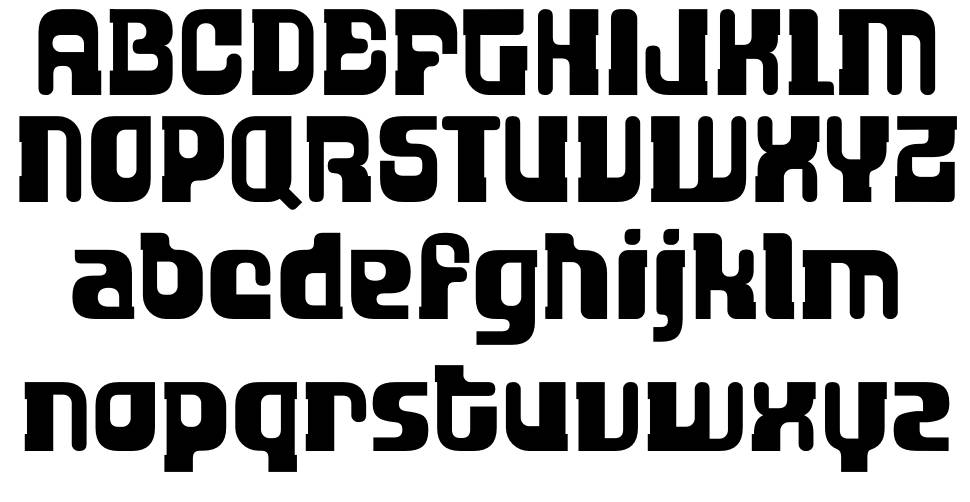 Retro 60 Awesome font specimens