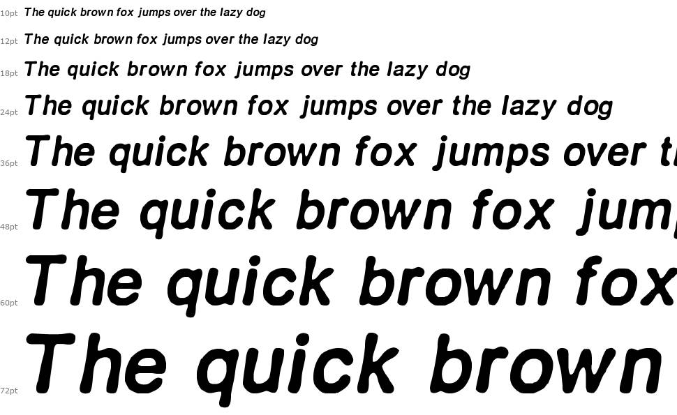 Retro Italics шрифт Водопад