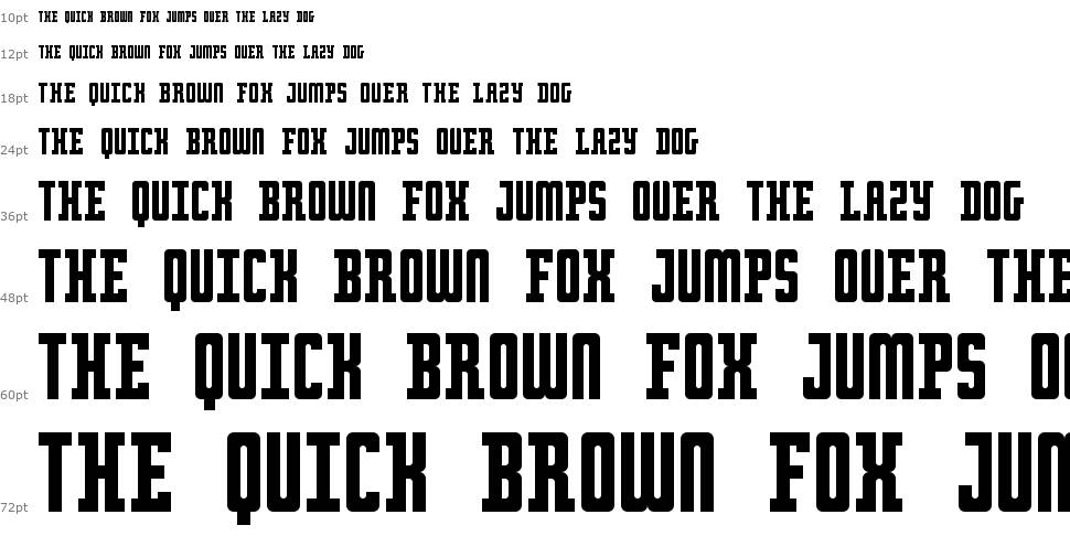 Retro serif font Waterfall