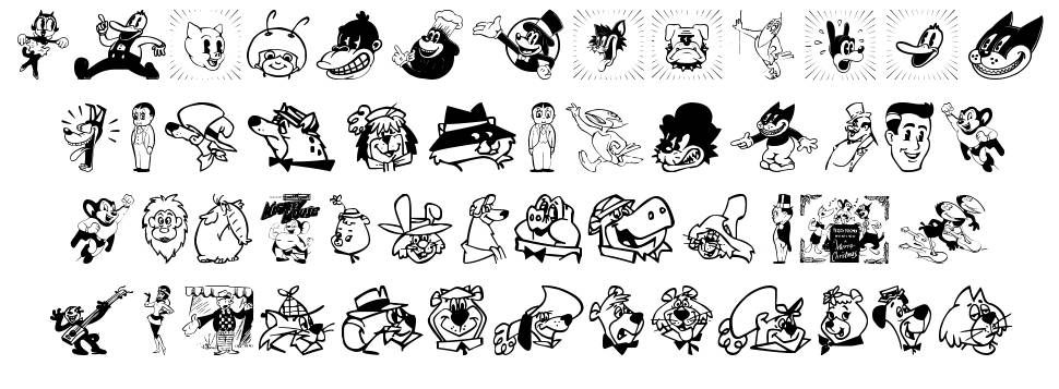 Retro Toons font Örnekler