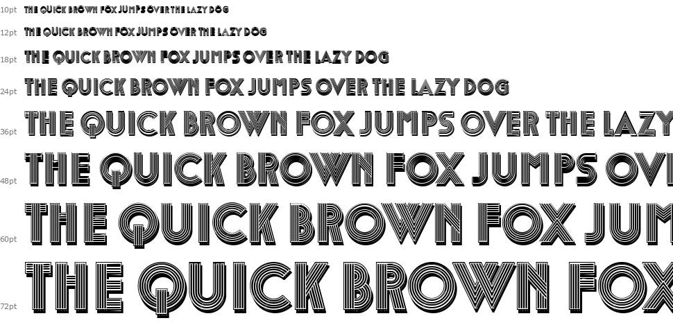 Retro Typo font Şelale
