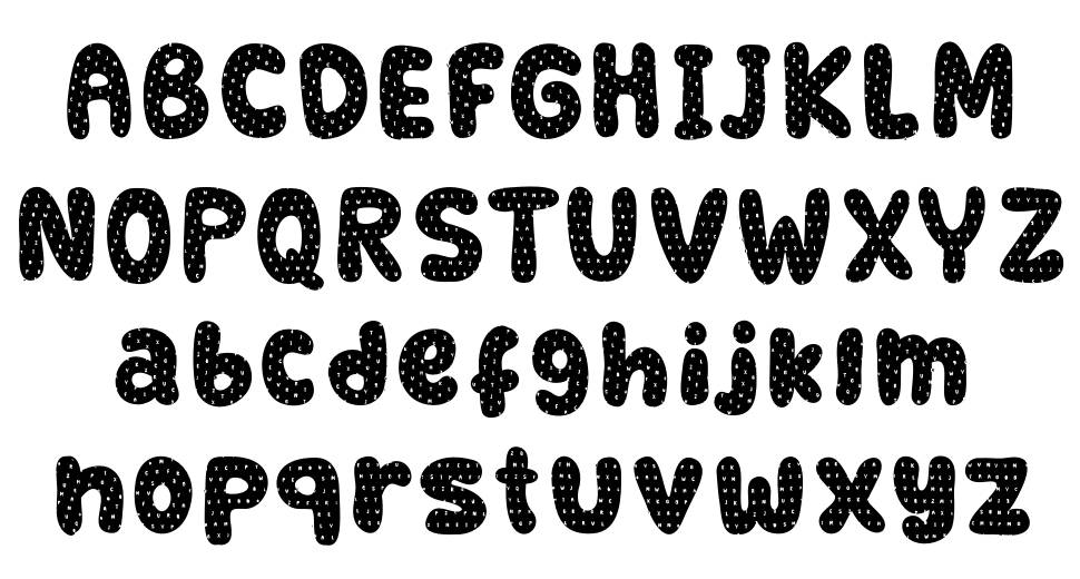 Retrofield フォント 標本