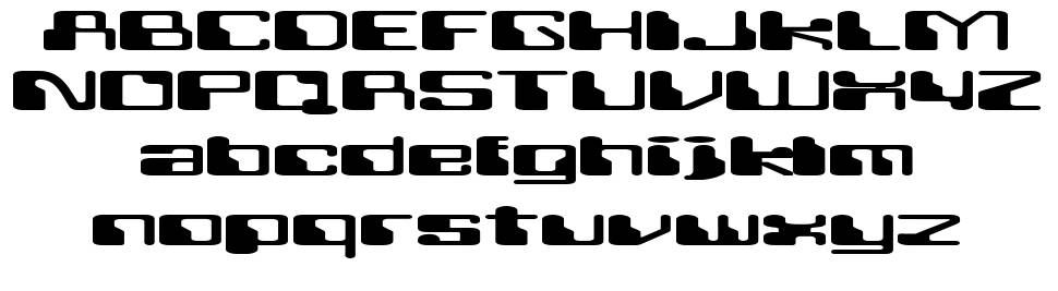 Retroheavy Future font specimens