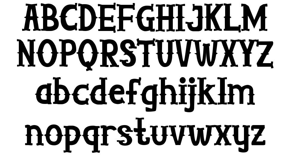 Retromic font specimens