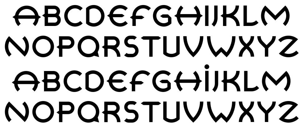Retrospective font Örnekler