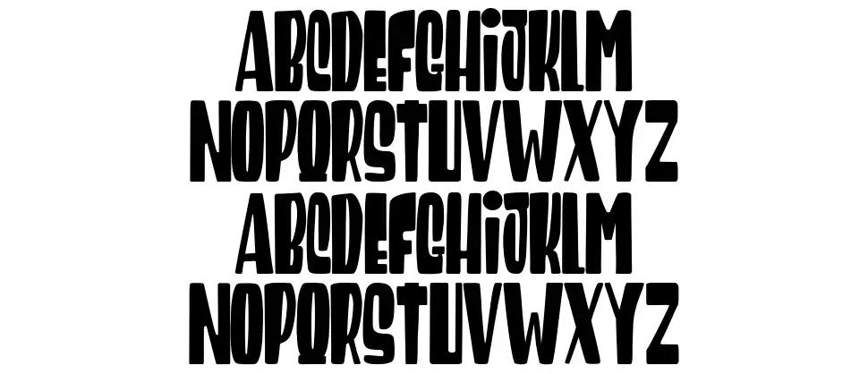 Return of the Gunfighterfont specimens