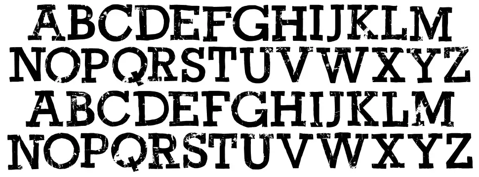 Return Policy font specimens