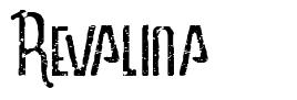 Revalina шрифт