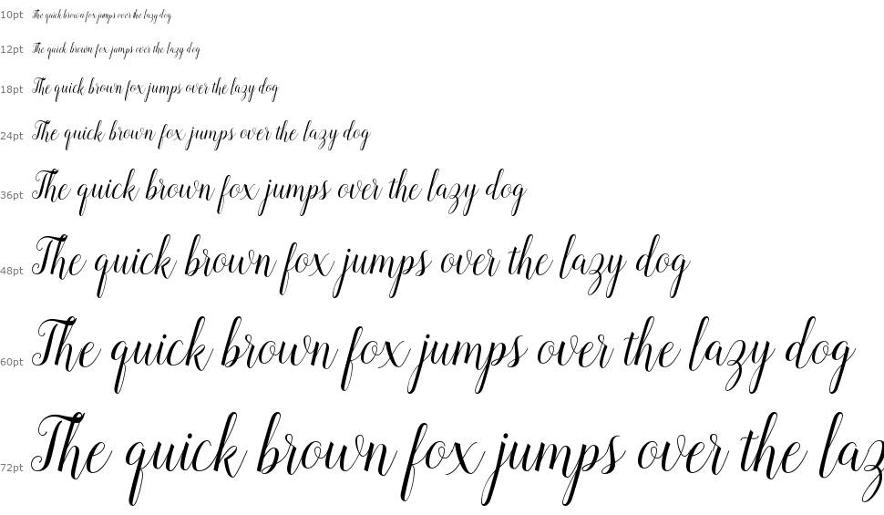 Revallyna font Waterfall