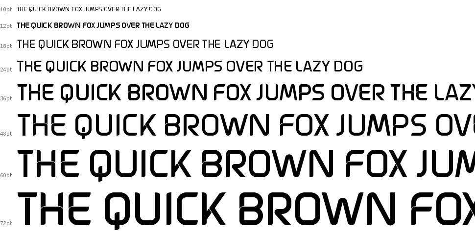 Revealed font Waterfall