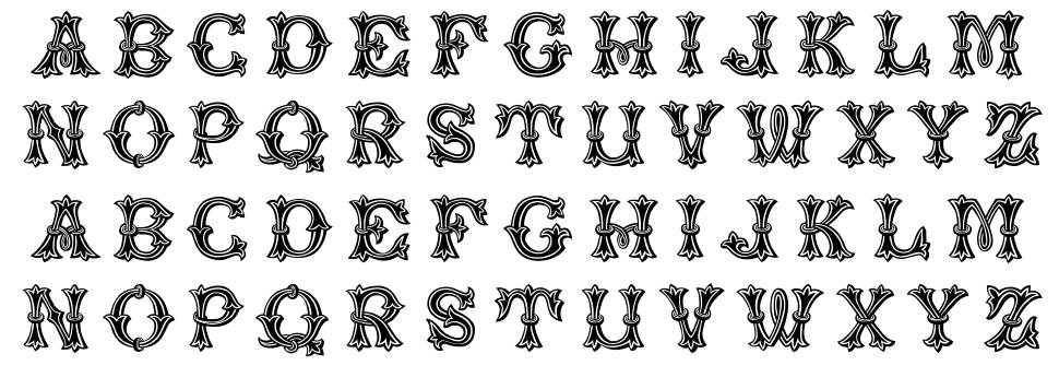 Reveler font specimens