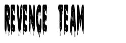 Revenge Team písmo