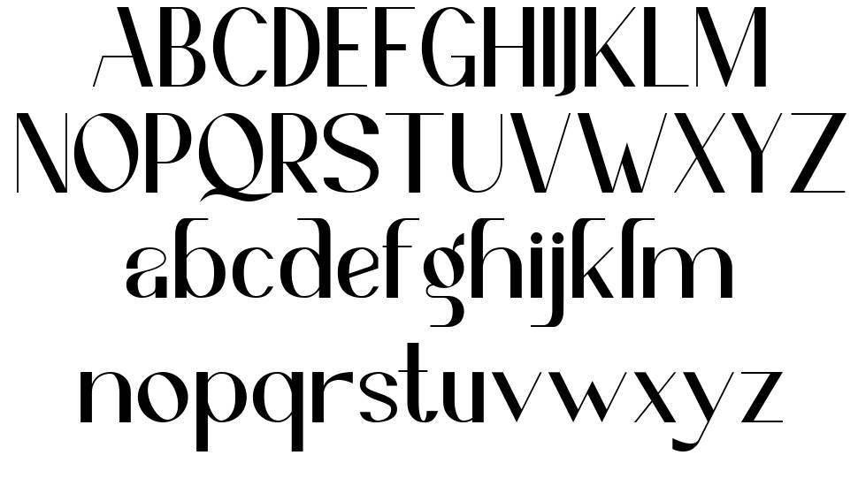 Revivalisem font specimens
