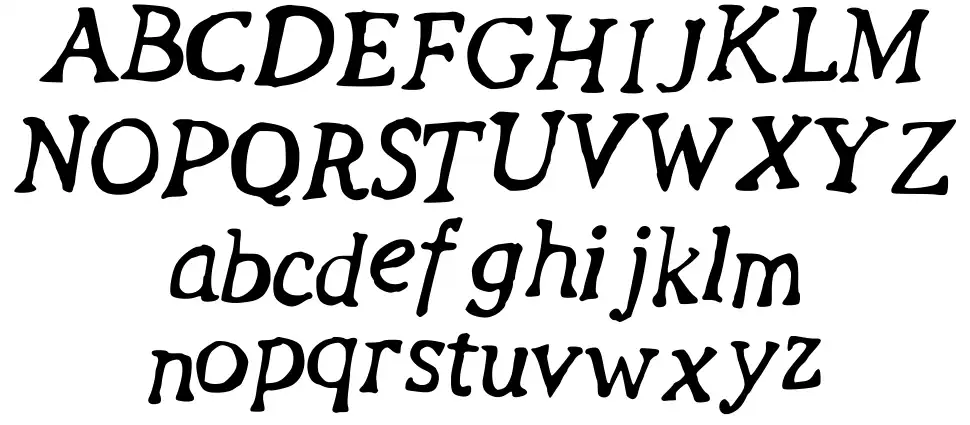 Revolution Scriptfont specimens