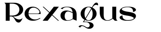 Rexagus шрифт