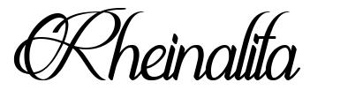 Rheinalita font