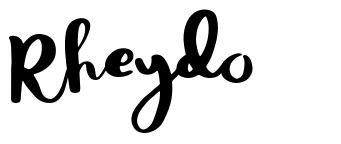 Rheydo шрифт