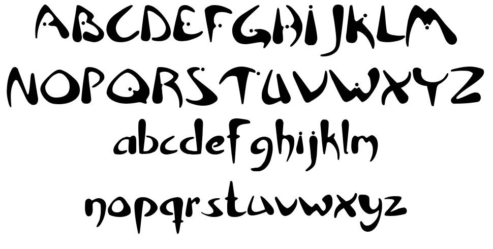 Rhino písmo Exempláře