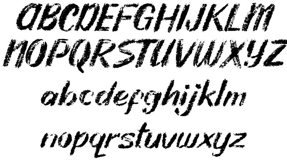 Rhodyn Chalk písmo Exempláře