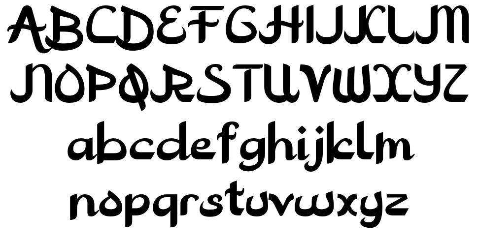Rhomdon font Örnekler