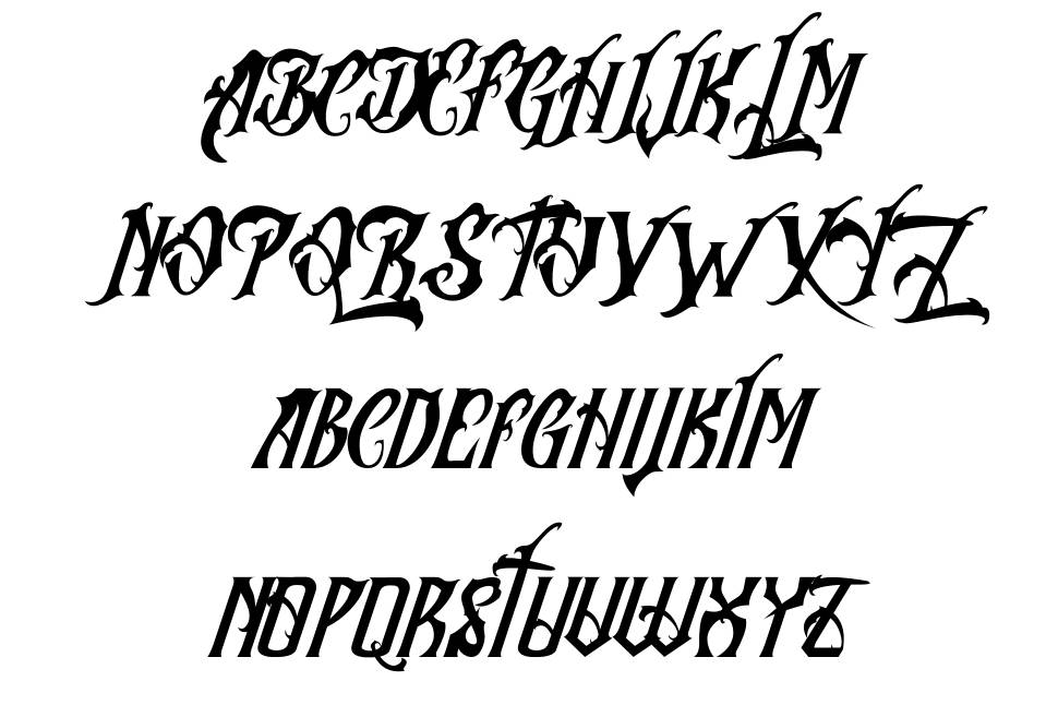 Rhymus Queen font Örnekler