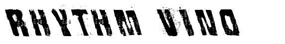 Rhythm Vino 字形