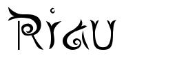 Riau шрифт