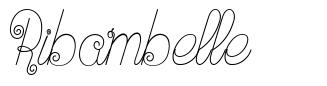 Ribambelle шрифт