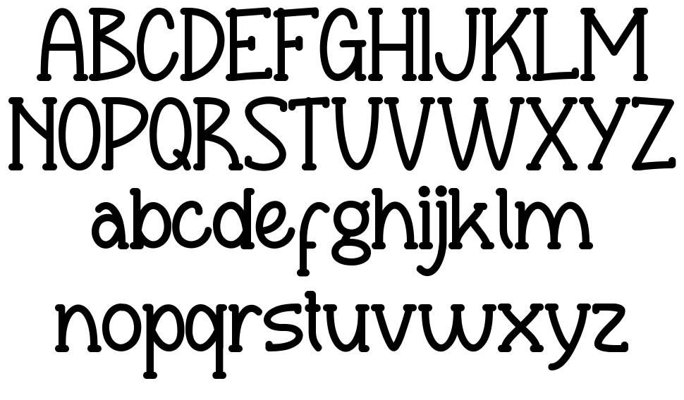 Riberio 字形 标本