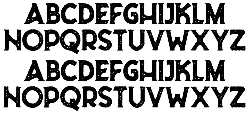 RIBORN font Örnekler