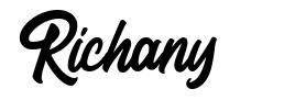 Richany 字形