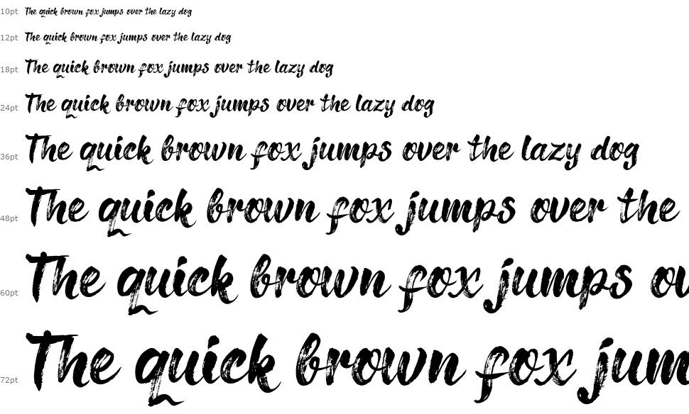 Richie Brusher font Şelale