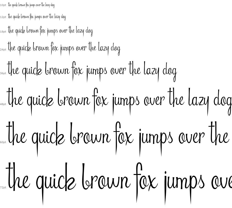 Riddle font Waterfall