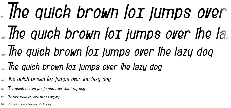 Ridiculousfont waterfall