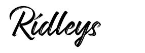 Ridleys font
