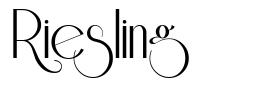 Riesling font