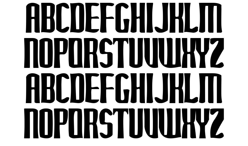 Rifle Casual font specimens
