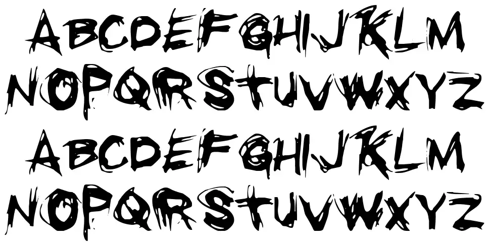 Righteous Killfont specimens
