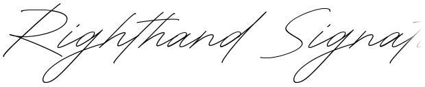 Righthand Signature