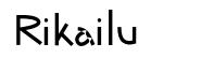 Rikailu font