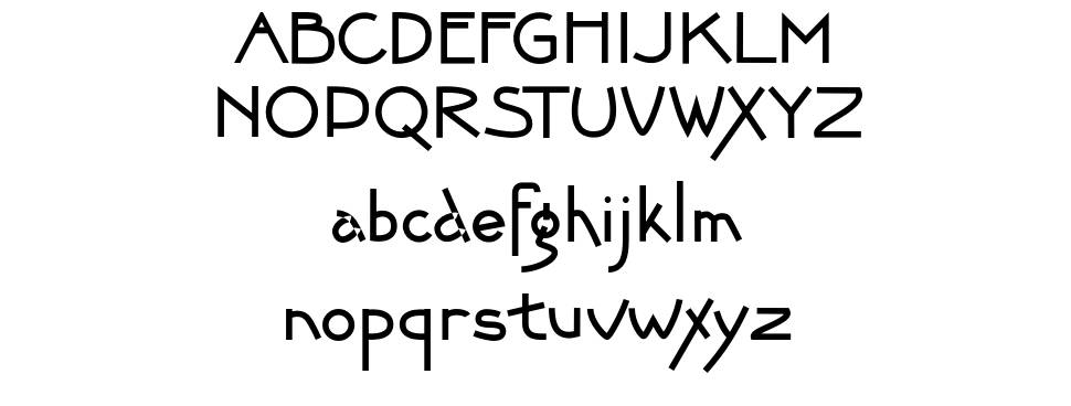 Rikailu font specimens